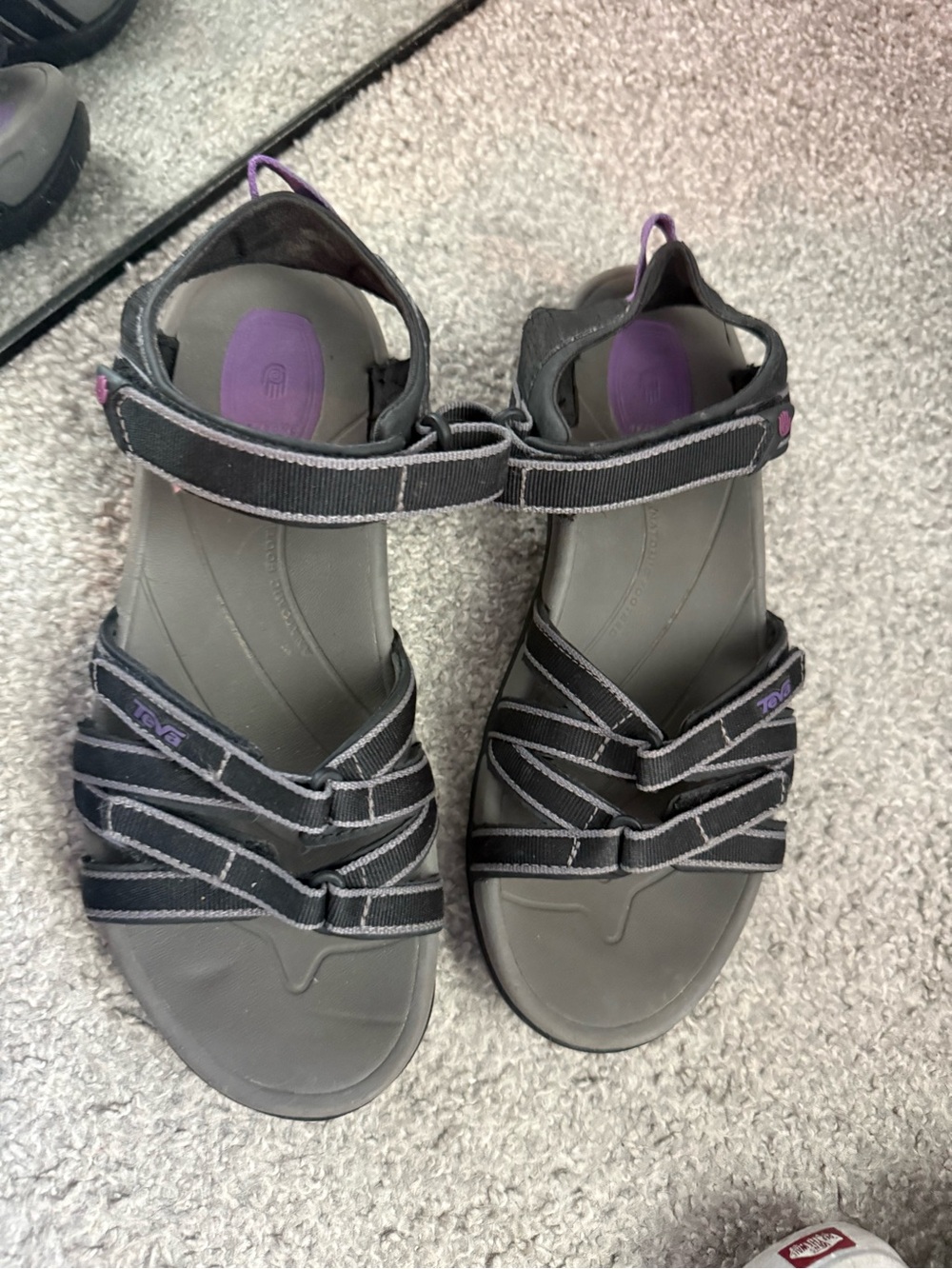 Teva Women's Tirra Black Grey Fabric 9 - Picture 2 of 9